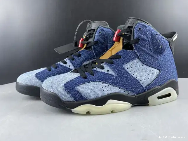 Washed Jordan Denim 6 Air CT5350-401 0523